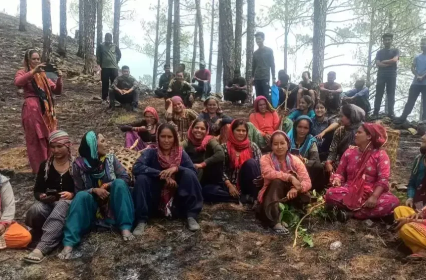  जंगल की आग बुझाने पर 22 महिलाओं को किया गया सम्मानित