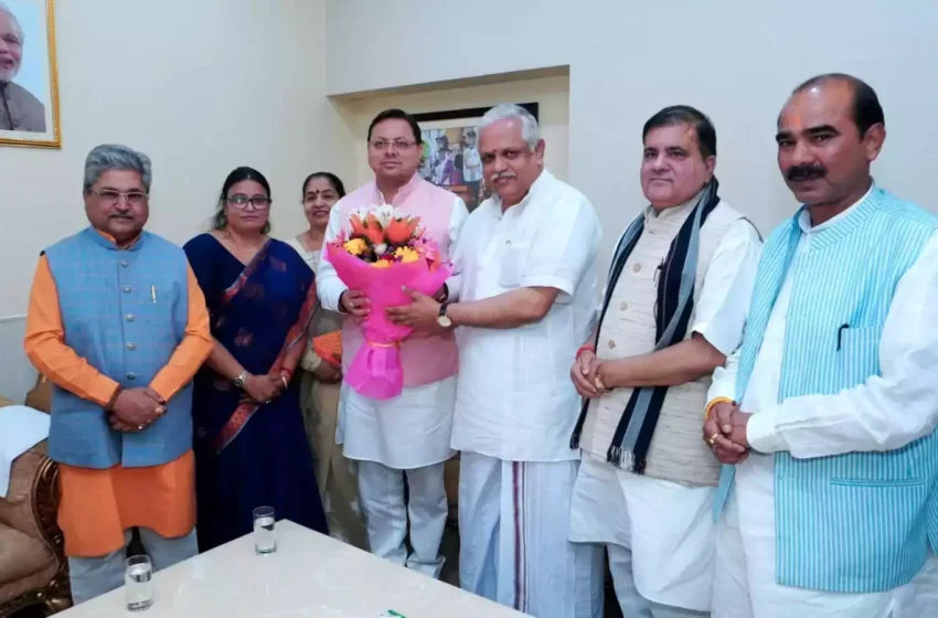  केंद्रीय मंत्री टाम्टा के नई दिल्ली आवास पर उत्तराखंड के विधानसभा उपचुनाव पर हुआ मंथन