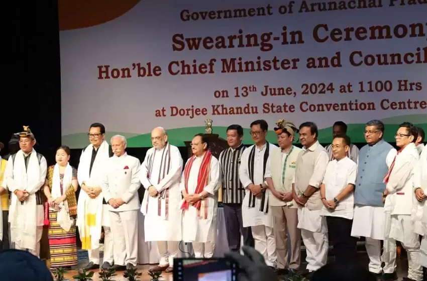  पेमा खांडू तीसरी बार बने अरुणाचल प्रदेश के मुख्यमंत्री, 11 विधायक भी बने मंत्री