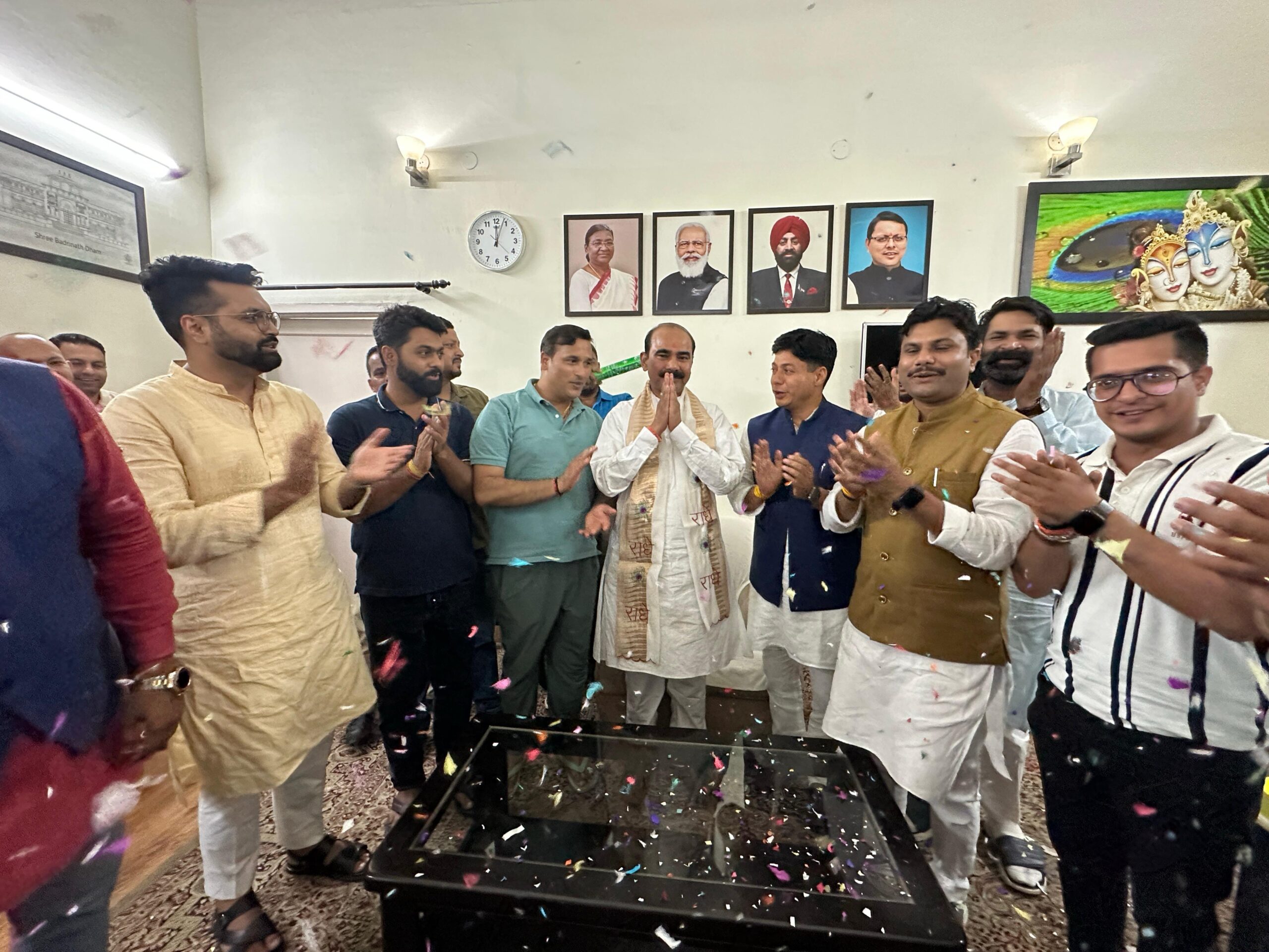  केंद्र सरकार में केंद्रीय राज्य मंत्री आदरणीय अजय टम्टा जी के जन्म दिवस को मनाया गया
