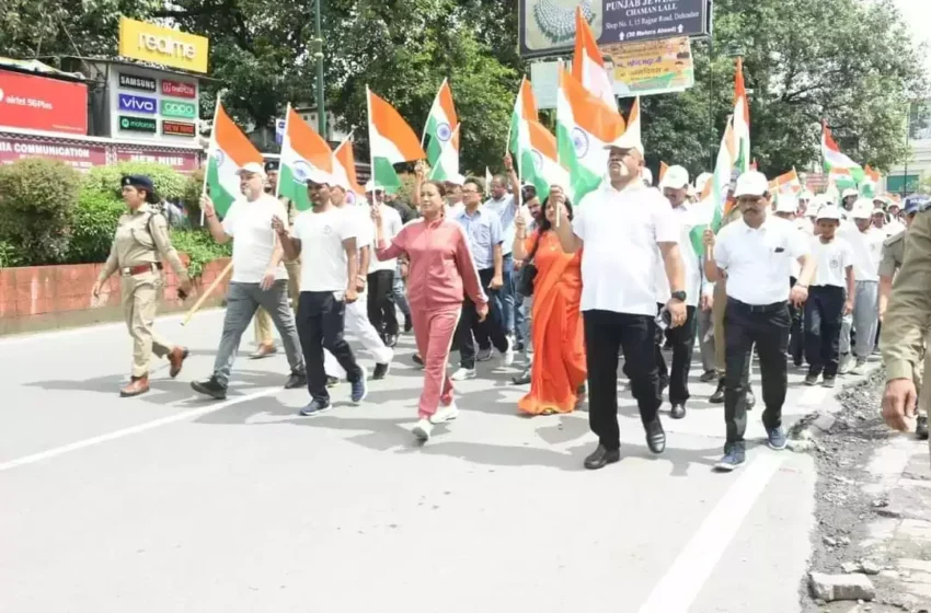  मंत्री रेखा आर्या ने तिरंगा यात्रा का किया शुभांरभ