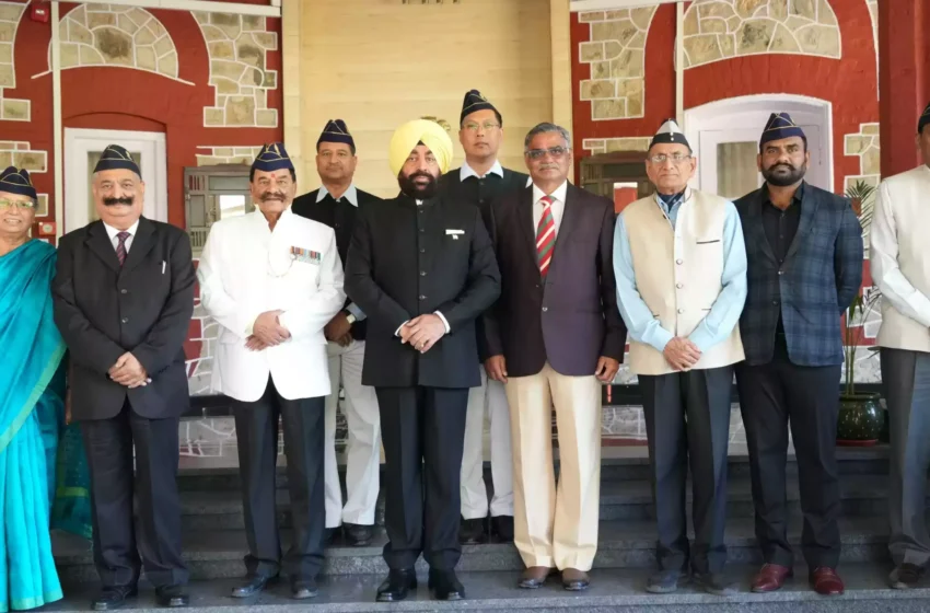  राज्यपाल से मिला राष्ट्रीय सैनिक संस्था का नेशनल कोर ग्रुप