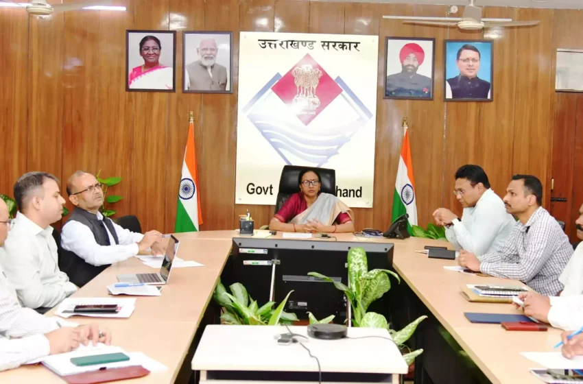  राज्य आपदा न्यूनीकरण निधि के प्रस्तावों पर मुख्य सचिव ने दिया अनुमोदन