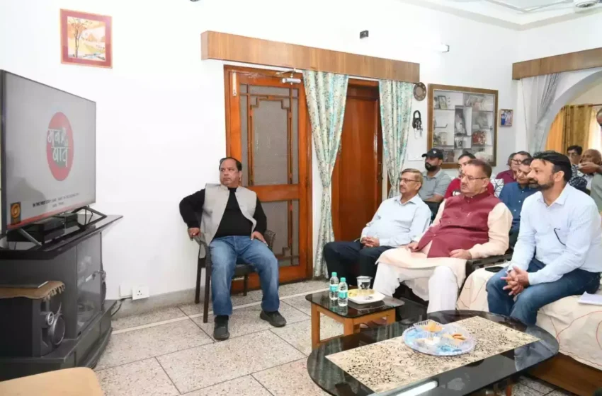  समाज में बेहतर कार्य करने के लिए सभी काे प्रेरित करता है ‘मन की बात’ कार्यक्रम : गणेश जाेशी