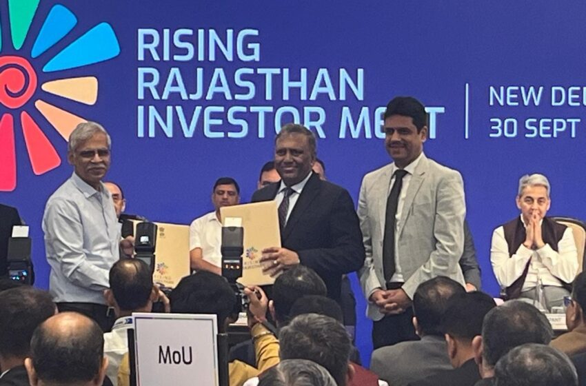  टीएचडीसी इंडिया लिमिटेड और राजस्थान सरकार के मध्य 1600 मेगावाट के पंप स्टोरेट परियोजनाओं के लिए हुआ ऐतिहासिक समझौता