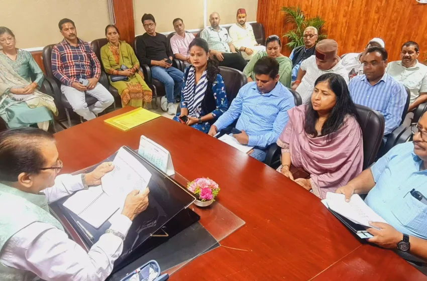  ऋषिकेश तथा हरिद्वार में सीवर लाइन कार्यों की समीक्षा