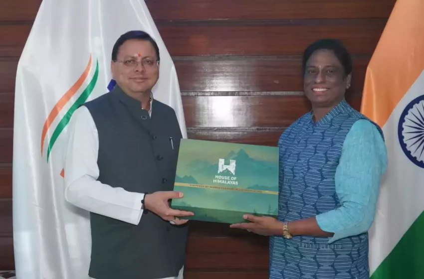  मुख्यमंत्री ने ओलम्पिक संघ की अध्यक्ष पीटी उषा से की भेंट