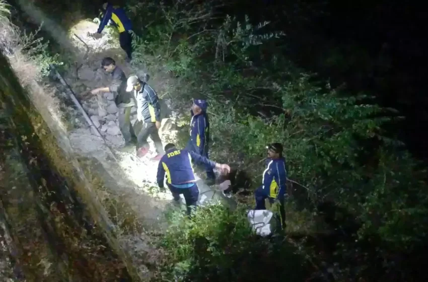  ट्रक खाई में गिरने से परिचालक की मौत