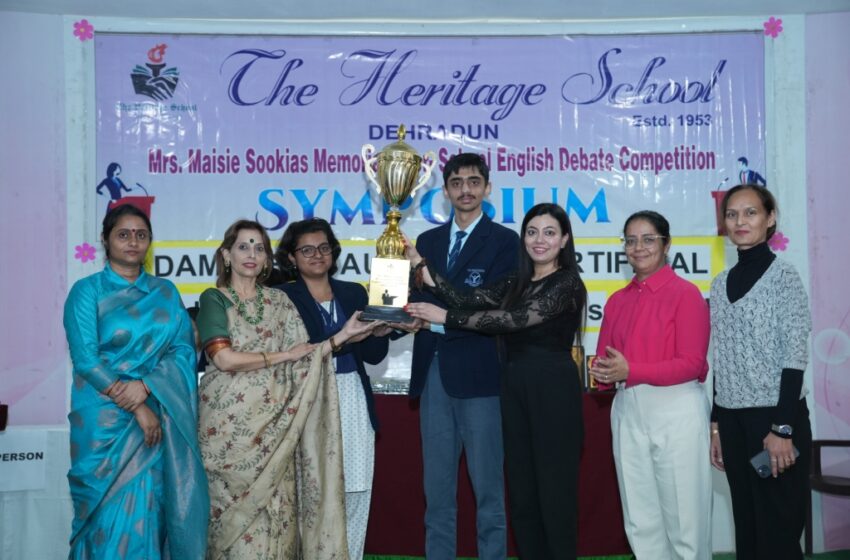  अंग्रेजी वाद विवाद प्रतियोगिता में द एशियन स्कूल रहा अव्वल