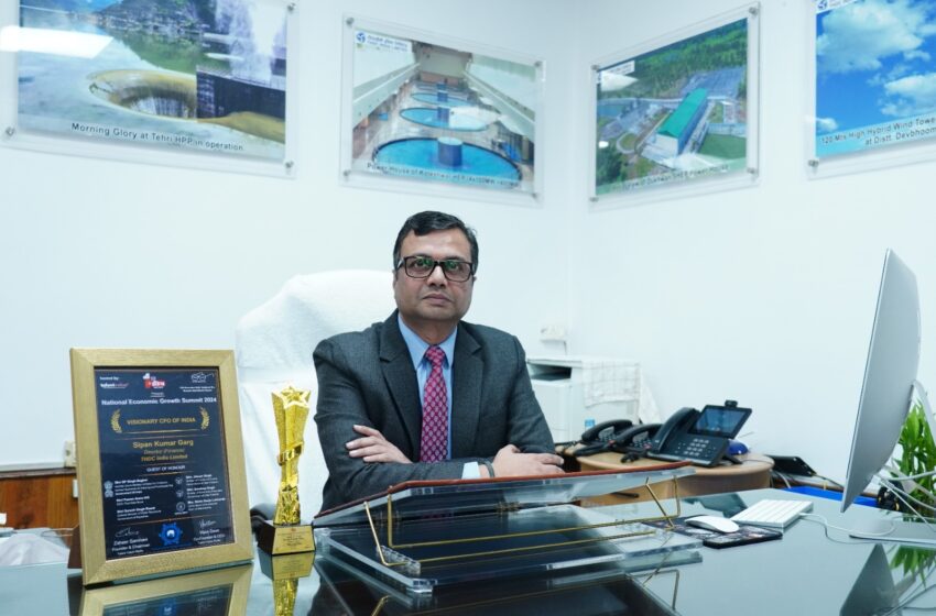  टीएचडीसी इंडिया लिमिटेड के निदेशक (वित्त) श्री सिपन कुमार गर्ग को ‘’भारत के विजनरी सीएफओ’’  पुरस्कार से सम्मानित किया गया