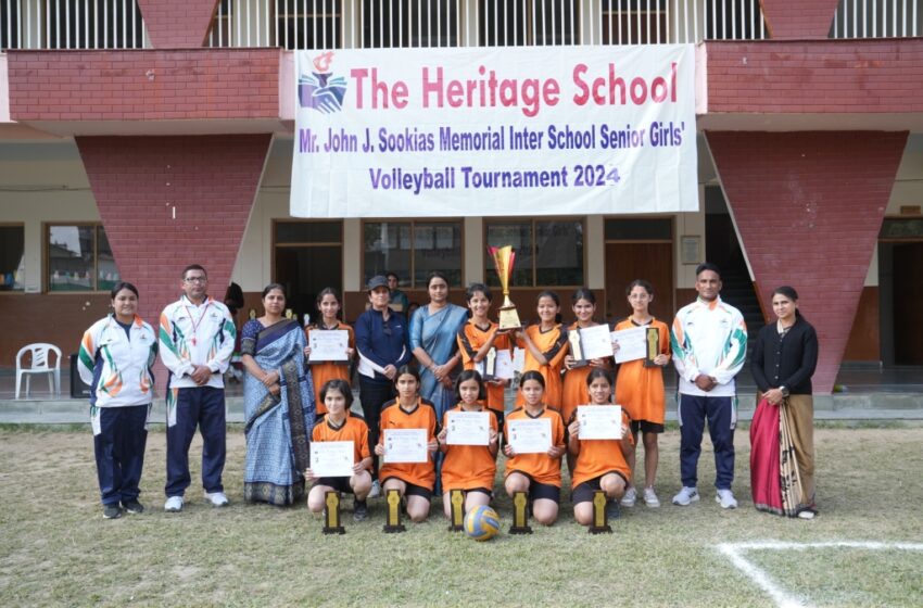  हिम ज्योति स्कूल ने कब्जाई सीनियर गर्ल्स वॉलीबाल की ट्राफी