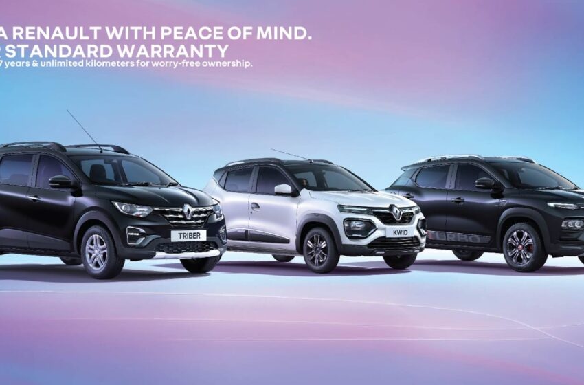  रेनो इंडिया ने 2025 की शानदार शुरुआत की : ग्राहकों के लिए स्‍टैण्‍डर्ड 3 साल/1,00,000 किमी वारंटी लॉन्‍च की