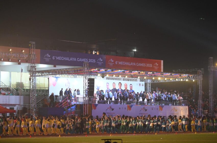  माननीय मुख्यमंत्री श्री कॉनराड के. संगमा ने जोवाई में छठे मेघालय गेम्स, 2025 का उद्घाटन किया