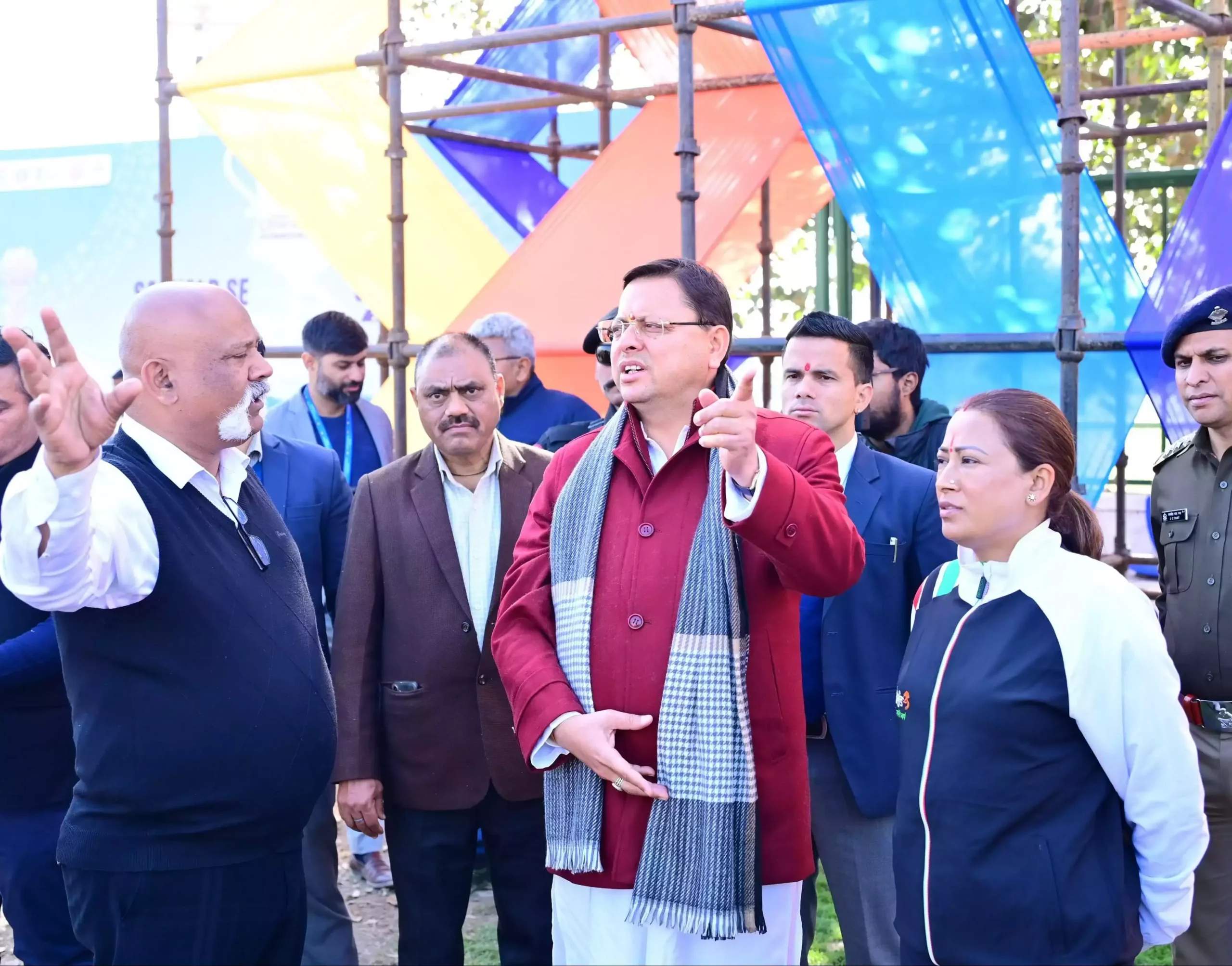  मुख्यमंत्री धामी ने लिया 38वें राष्ट्रीय खेलों की तैयारियों का जायजा