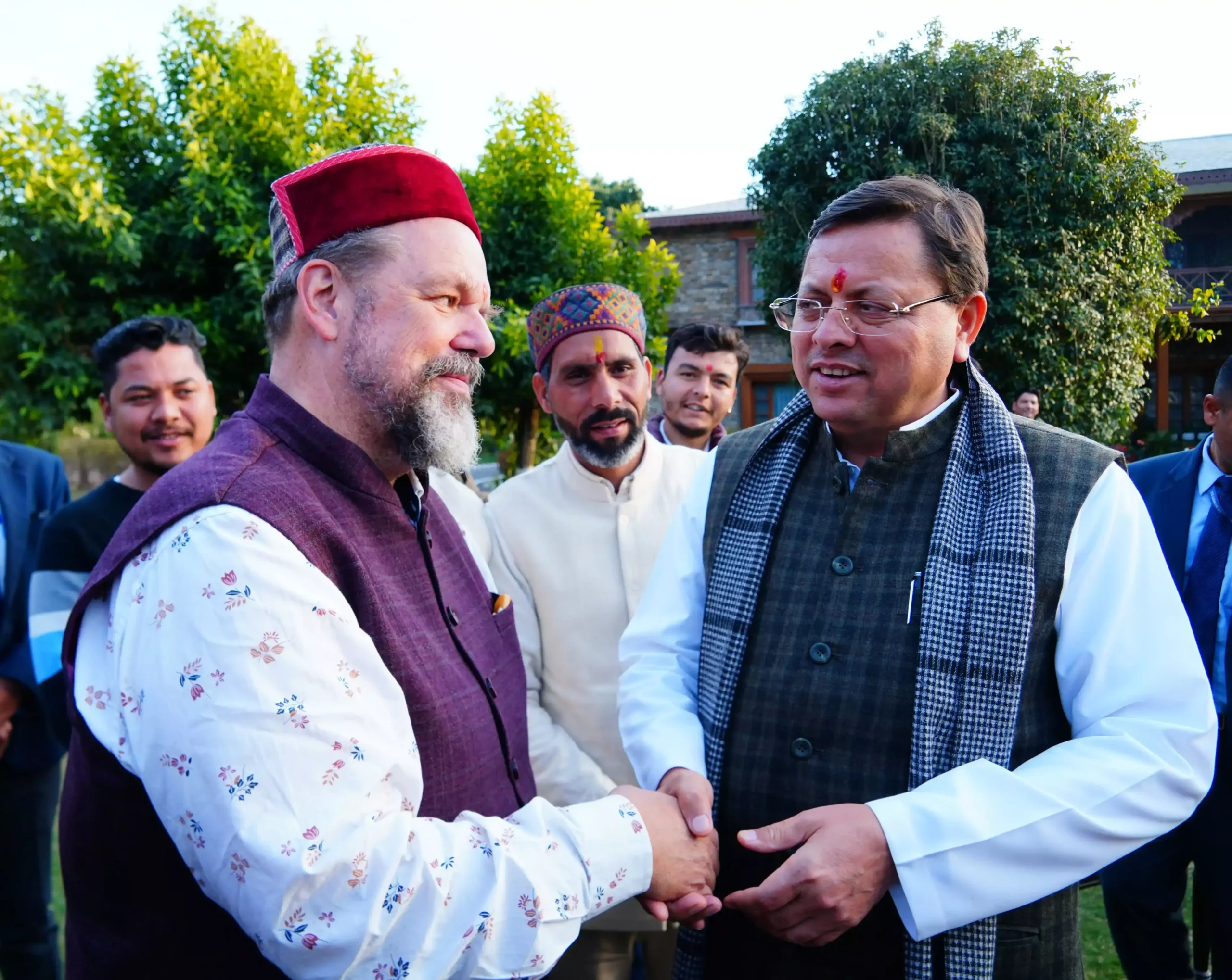  ऑस्ट्रेलिया के टनल विशेषज्ञ प्रो. अर्नोल्ड डिक्स ने मुख्यमंत्री से की भेंट