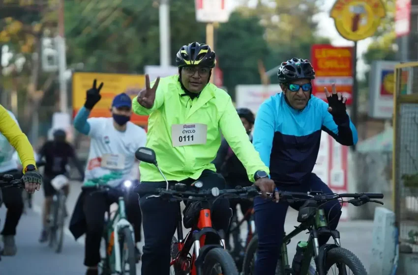  साइकिल रैली निकालकर मतदाता जागरुकता का दिया संदेश