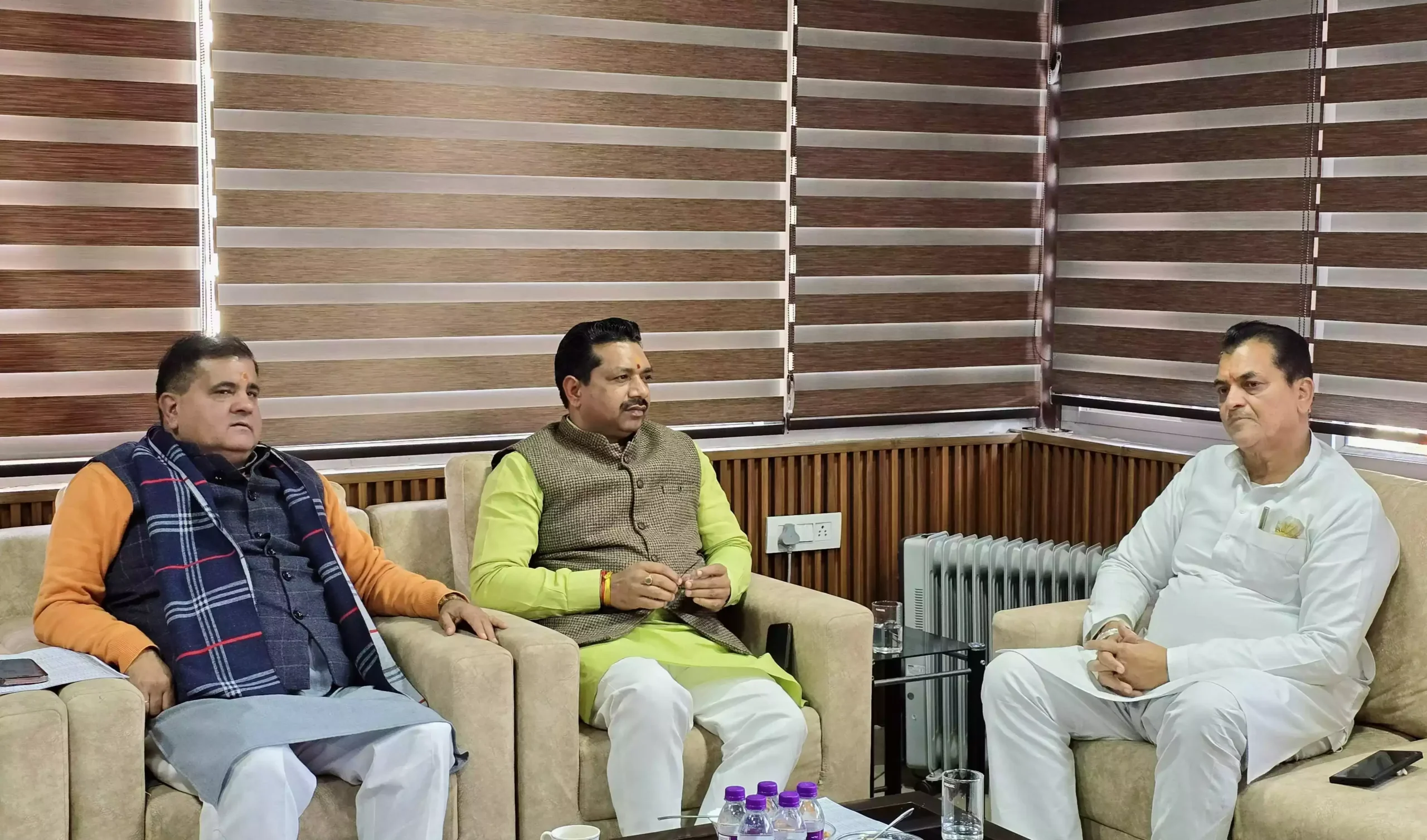  प्रदेश अध्यक्ष और महामंत्री संगठन से मिले संसदीय कार्यमंत्री प्रेमचंद अग्रवाल