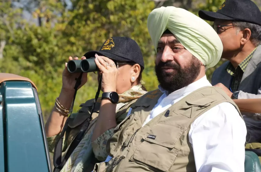  राज्यपाल ने राजाजी टाइगर रिजर्व में की जंगल सफारी