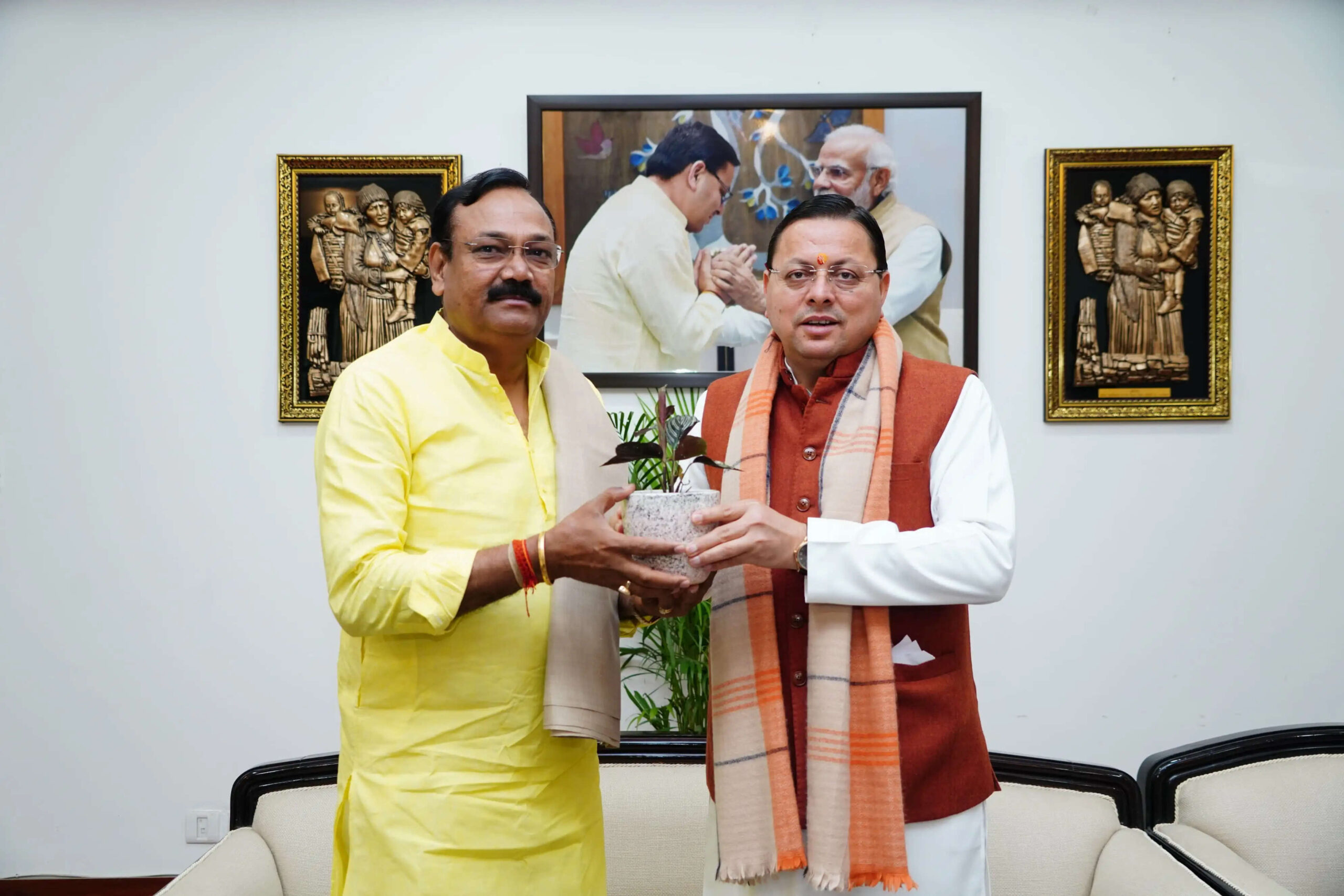  भाजपा किसान मोर्चा के राष्ट्रीय अध्यक्ष ने मुख्यमंत्री धामी से की भेंट