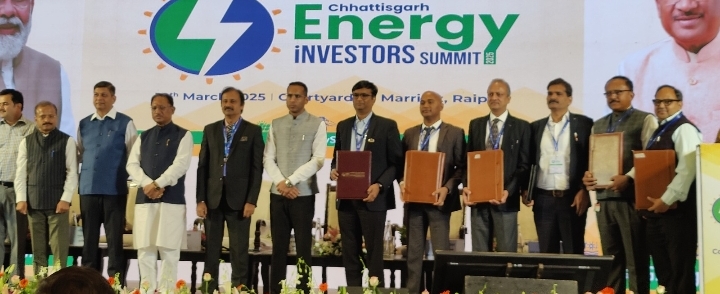  टीएचडीसी इंडिया लिमिटेड, छत्तीसगढ़ राज्य विद्युत उत्पादन कंपनी लिमिटेड और छत्तीसगढ़ सरकार के मध्य छत्तीसगढ़ में 1400 मेगावाट पंप्ड स्टोरेज परियोजना के लिए समझौता ज्ञापन पर हस्ताक्षर  