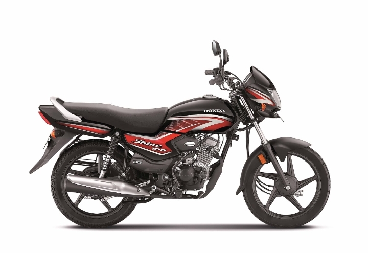  होंडा मोटरसाइकिल ने लॉन्‍च की शाइन 100