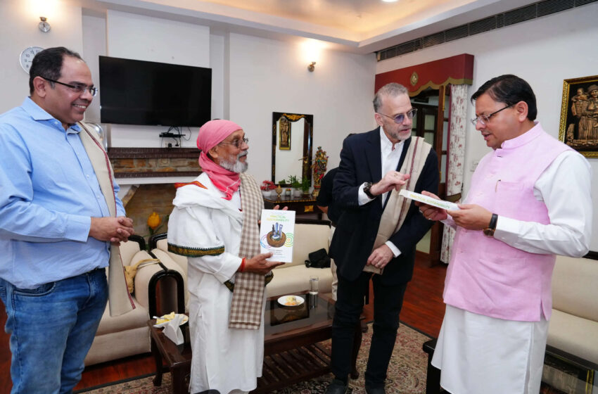  पद्मभूषण अनिल प्रकाश जोशी और कोरे ग्लिकमैन ने मुख्यमंत्री से की भेंट