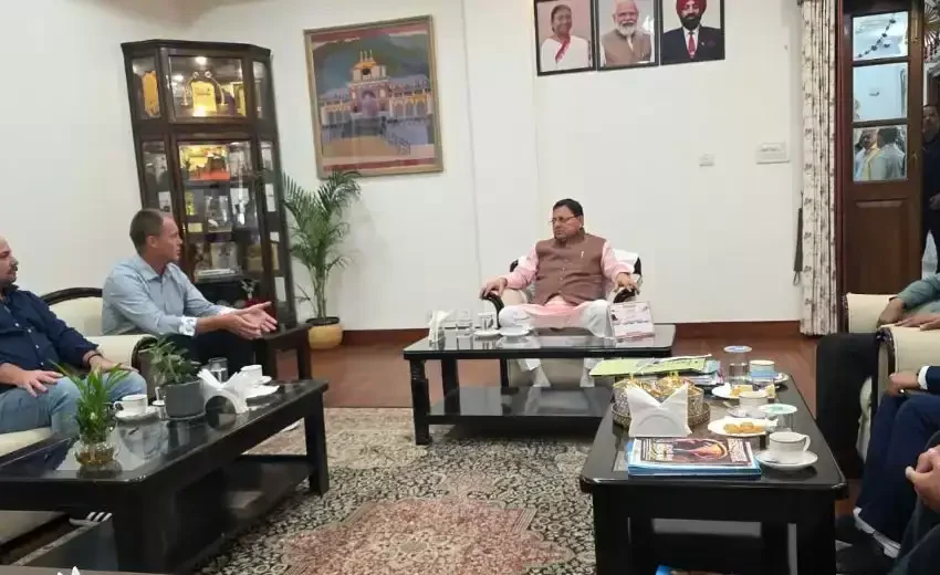  जयडे हैकेट ने मुख्यमंत्री से की भेंट, उत्तराखंड में वर्ल्ड क्लास बंजी जंपिंग प्रोजेक्ट्स की संभावनाओं पर की चर्चा