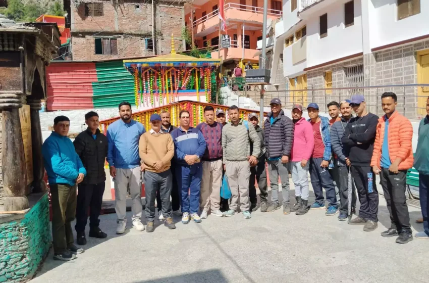  बीकेटीसी का 18 सदस्यीय अग्रिम दल केदारनाथ धाम के लिए रवाना