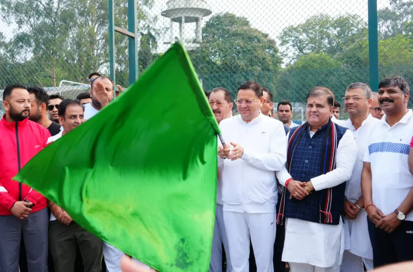  मैराथन में मुख्यमंत्री ने लगाई दौड़, कहा- इस प्रकार का आयोजन स्वस्थ समाज का निर्माण करता है