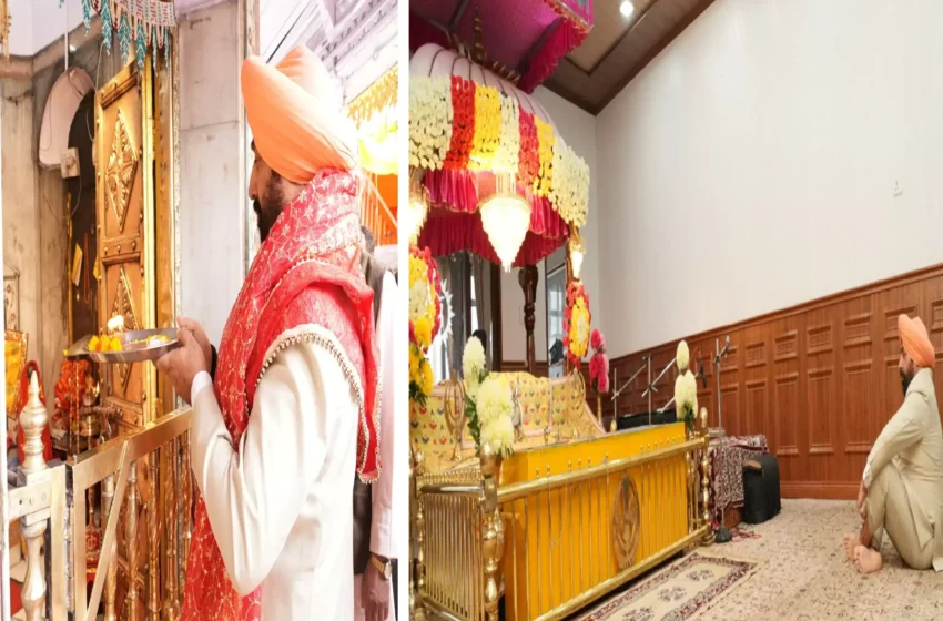  राज्यपाल ने गुरुद्वारे में मत्था टेका और मां नैना देवी मंदिर में की पूजा