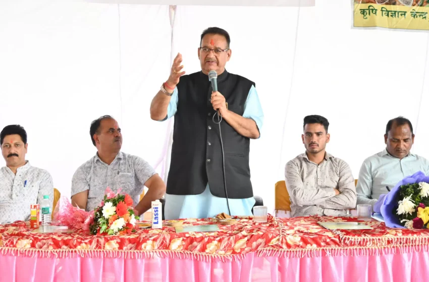  कृषि मंत्री ने ग्राम पंचायत सिमयारी में किसानों से किया सीधा संवाद, सुनी समस्याएं