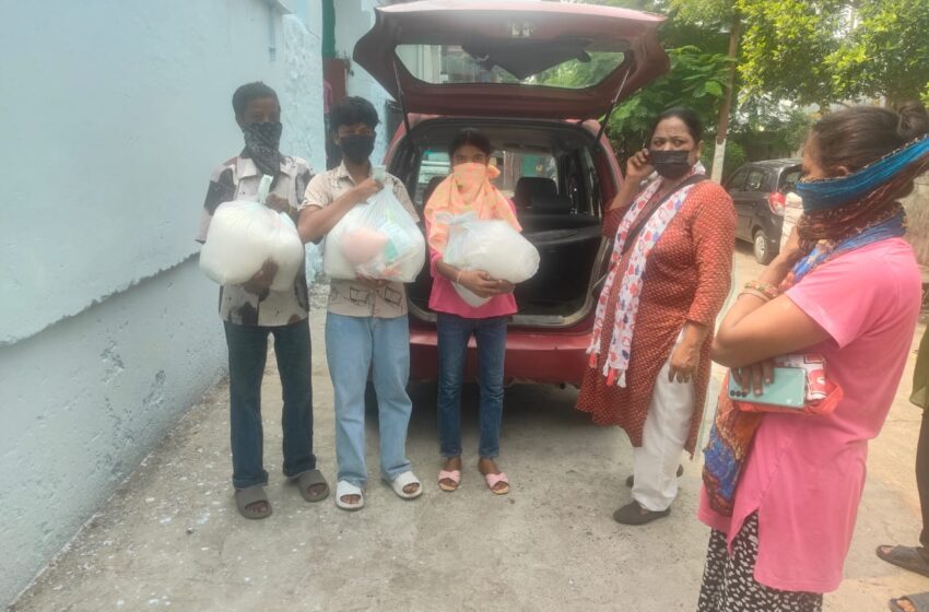  एग्नेस कुन्ज होप प्रोजेक्ट ने टीवी के 20 परिवारों को राशन बांटा