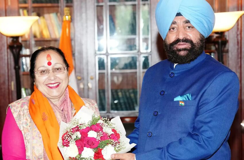  विधायक सरिता आर्या ने राज्यपाल से की भेंट