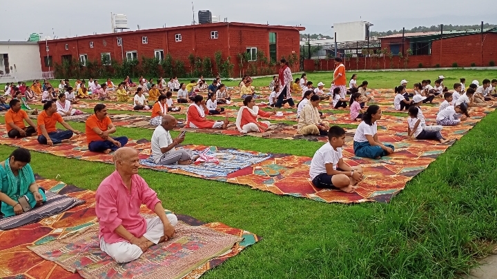  अंतरराष्ट्रीय योग दिवस 2025 के अवसर पर मेरा युवा भारत देहरादून द्वारा गणेशपुर में योग कार्यक्रम का आयोजन