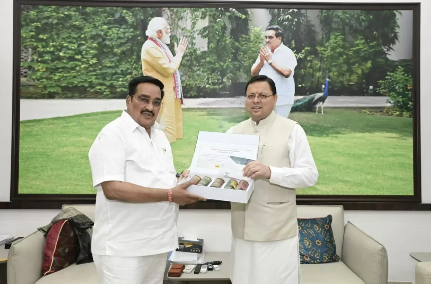  नई दिल्ली में केंद्रीय जल शक्ति मंत्री से मिले मुख्यमंत्री धामी