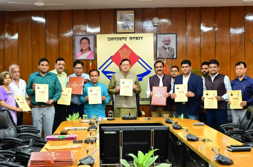  सचिवालय में मुख्यमंत्री की मौजूदगी में हुए एमओयू पर हस्ताक्षर-भर्ती मरीजों के तीमारदारों को सस्ते में मिलेगा कमरा, नाश्ता व खाना