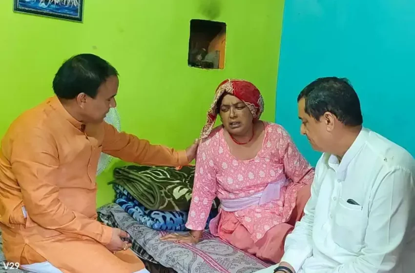  मंत्री धन सिंह व सांसद बलूनी ने जितेंद्र के परिजनों को दी सांत्वना