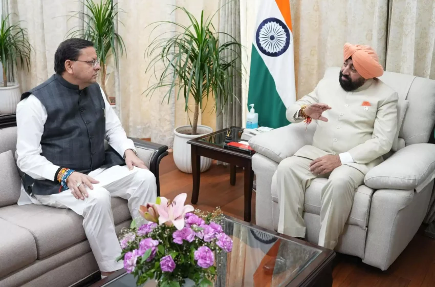  मुख्यमंत्री ने राज्यपाल से की भेंट, आपदा राहत बचाव कार्यो पर हुई चर्चा