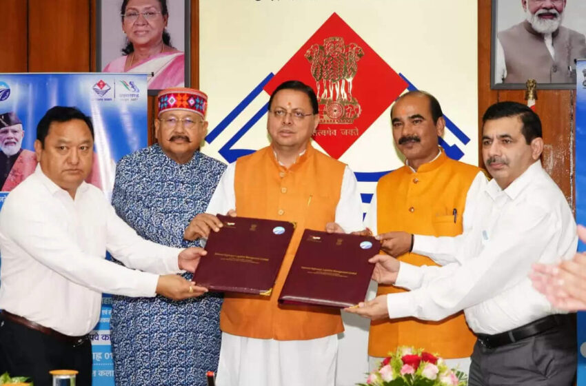  केदारधाम व हेमकुंड साहिब के लिए रोपवे निर्माण के लिए राज्य सरकार और एनएचएलएमएल के बीच समझौता हस्ताक्षरित