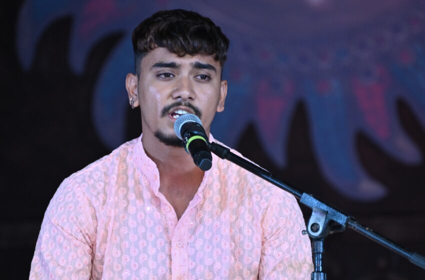  विरासत साधना में प्रतिभाशाली छात्र-छात्राओं की स्वर प्रस्तुति से भक्ति रस में झूमे श्रोतागण