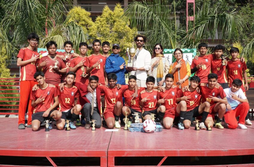 दून इंटरनेशनल स्कूल ने तीसरी बार कब्जाई फुटबॉल ट्राफी
