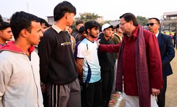  मुख्यमंत्री ने अग्निवीर भर्ती प्रशिक्षण केंद्र का किया निरीक्षण