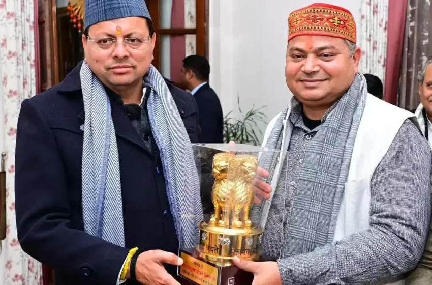  मुख्यमंत्री से केंद्रीय जल शक्ति राज्य मंत्री की भेंट, जल प्रबंधन एवं पेयजल योजनाओं पर हुई चर्चा