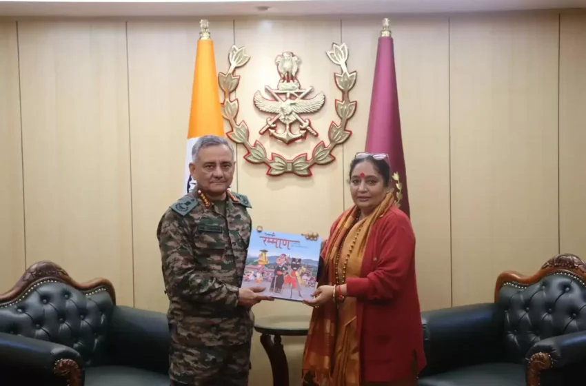  विधानसभा अध्यक्ष ऋतु खण्डूड़ी भूषण ने सीडीएस जनरल अनिल चौहान से की मुलाकात