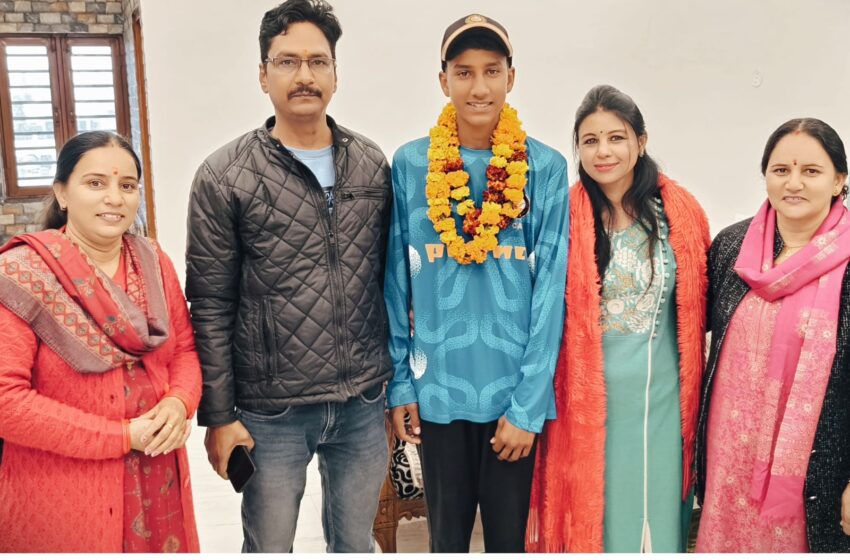  देहरादून के पार्थ परमार का उत्तराखंड अंडर-14 टीम में चयन, घर-परिवार में खुशी की लहर