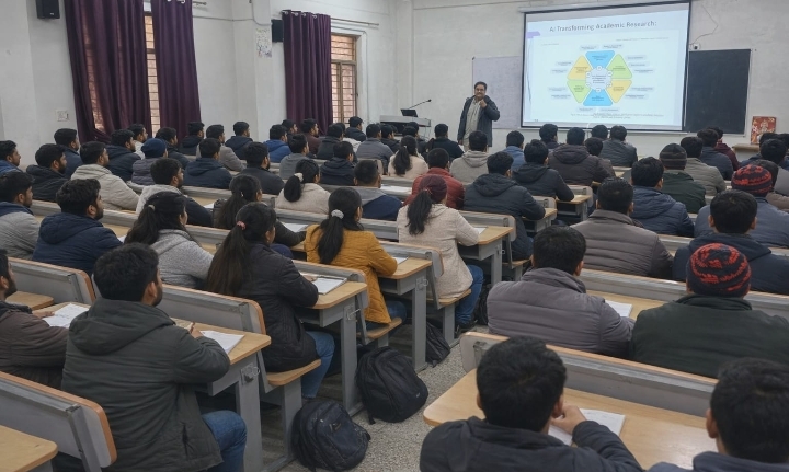  डॉ. बी.जी.आर. परिसर में स्टूडेंट डेवलपमेंट प्रोग्राम (SDP) एवं जयपुरिया क्विज़ लीग का सफल आयोजन