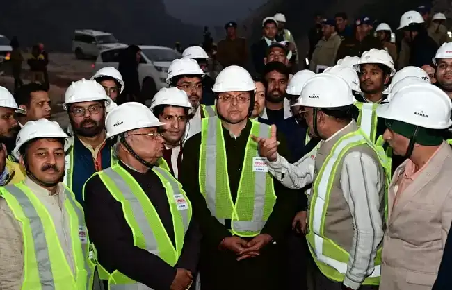  सीएम ने किया जमरानी बांध परियोजना का निरीक्षण