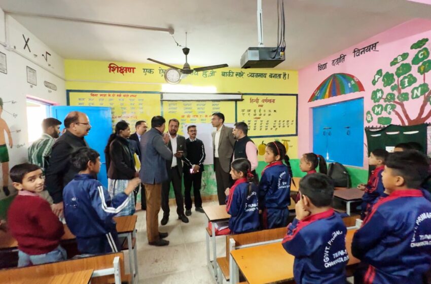  मा0 मुख्यमंत्री के मार्गदर्शन में डिजिटल शिक्षा की दिशा में जिला प्रशासन की ऐतिहासिक पहल