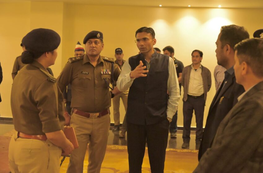  गृहमंत्री के दौरे से पहले देहरादून प्रशासन अलर्ट, डीएम सविन बंसल ने एसएसपी संग व्यवस्थाओं का किया स्थलीय निरीक्षण