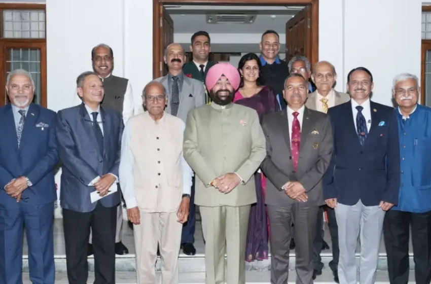  राज्यपाल से‘भीष्म’ थिंक टैंक के सदस्यों से की मुलाकात, वैश्विक व सामरिक मुद्दों पर चर्चा